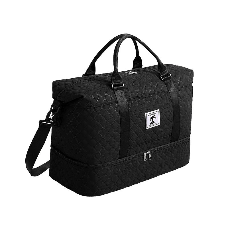 Quilted Travel Duffle Bag Bowlift