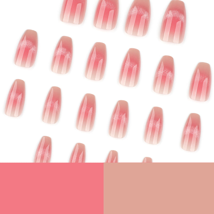 Artistic French-Tip Nail Extensions Bowlift