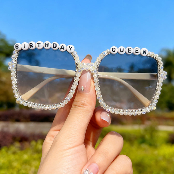 Statement Pearl-Embellished Sunglasses Bowlift