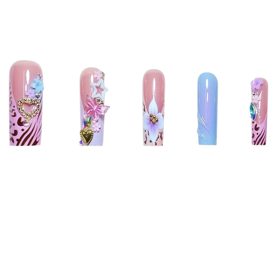 Decorative Long Nail Art Enhancements Bowlift