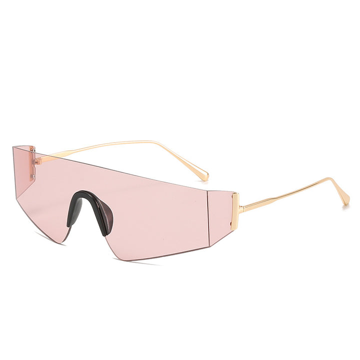 Ladies futuristic oversized sunglasses Bowlift