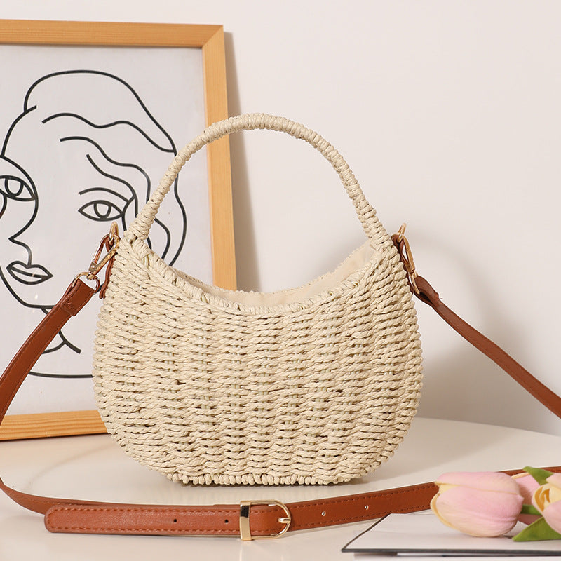 Handbag Made of High-Quality Natural Material Bowlift