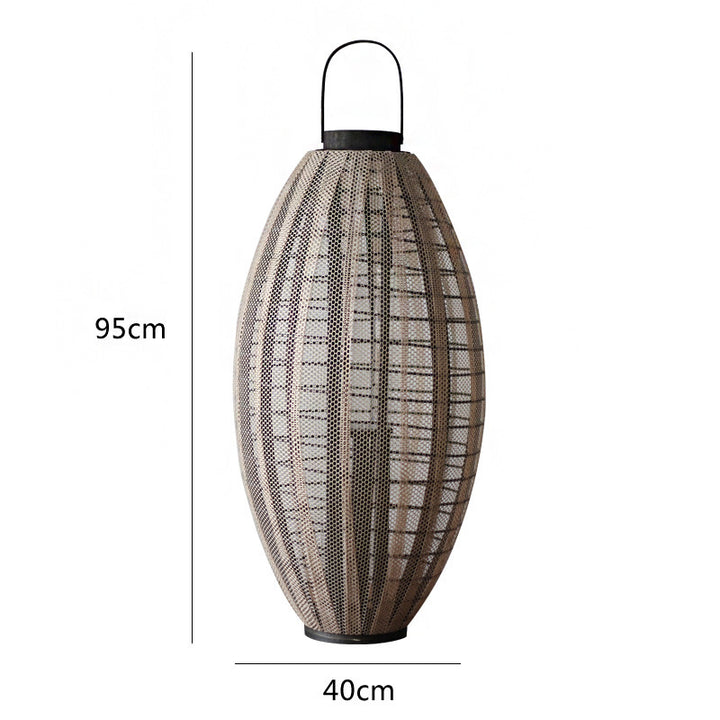 Elegant lantern with metal grid Bowlift