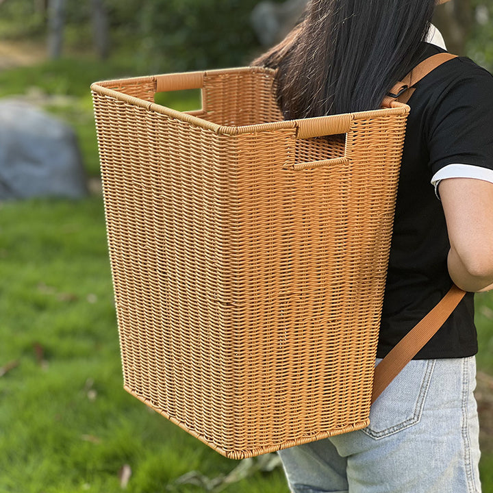 Handcrafted Woven Laundry Hamper Bowlift
