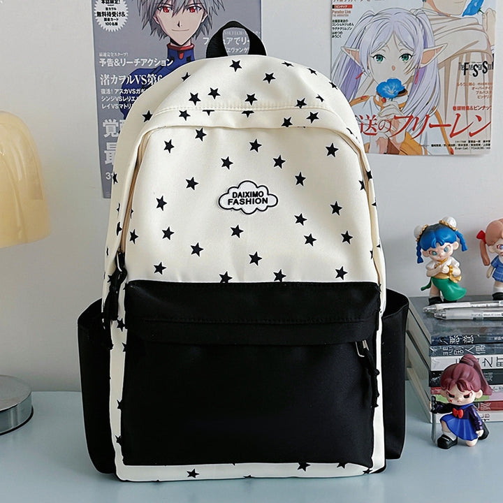 Star Patterned Casual Backpack