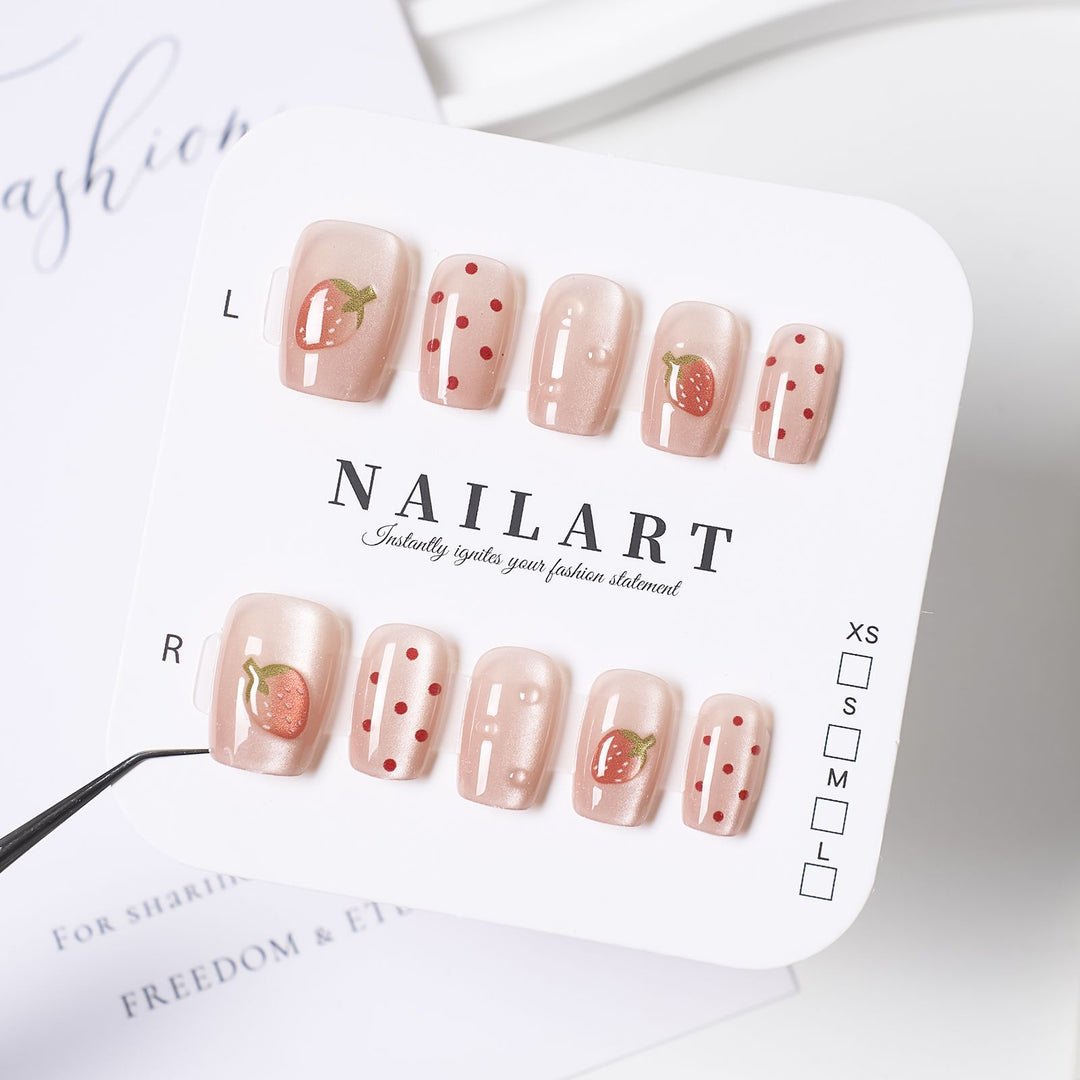 Artistic Floral Press-On Nails Bowlift 1787395011