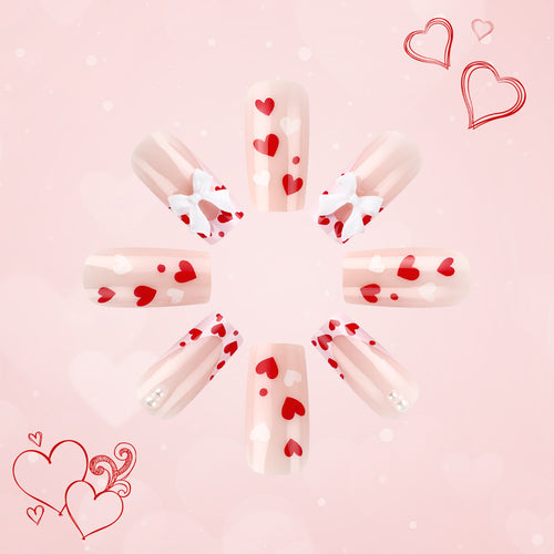 Romantic Nail Art Design Bowlift