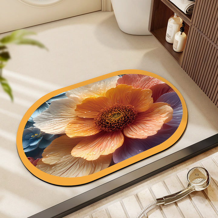 Motivational Phrase Bath Mat Bowlift