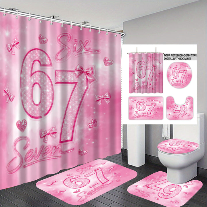 Colorful Dessert-Themed Bathroom Set Bowlift