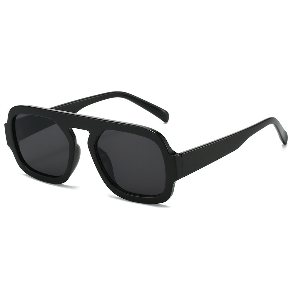 Oversized Geometric Lens Sunglasses Bowlift