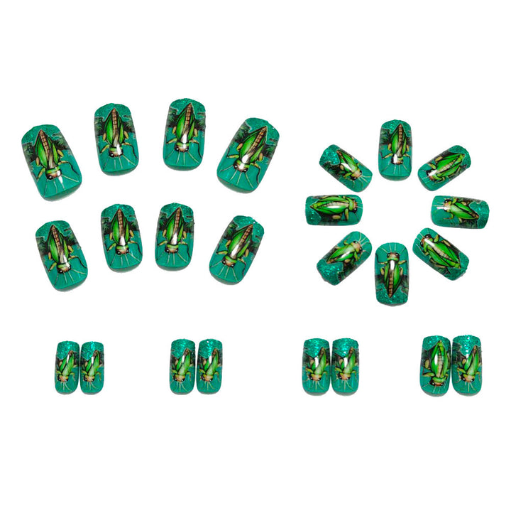 Artificial nails with creative grilling design Bowlift