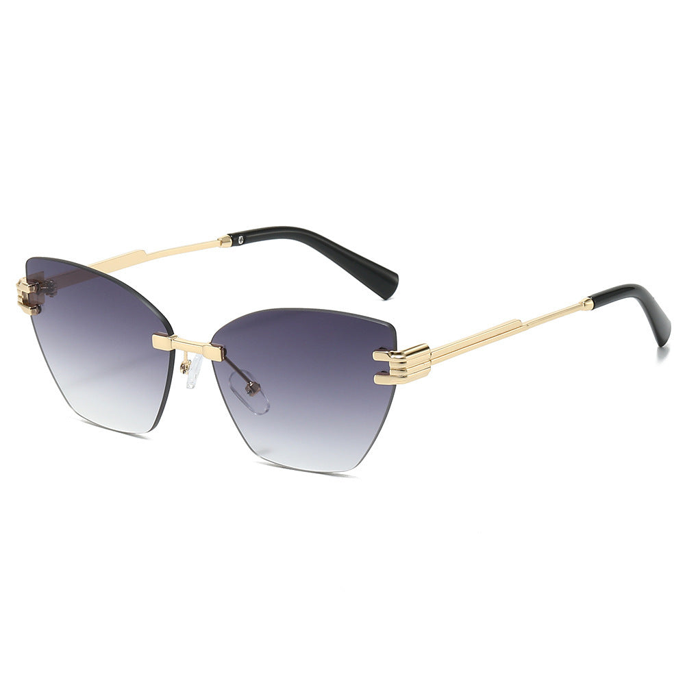 High-Fashion Gradient Shield Sunglasses Bowlift