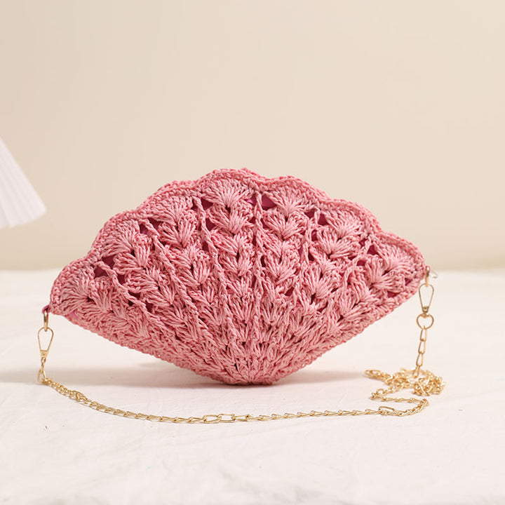 Elegant Clutch Bag in Shell Design Bowlift