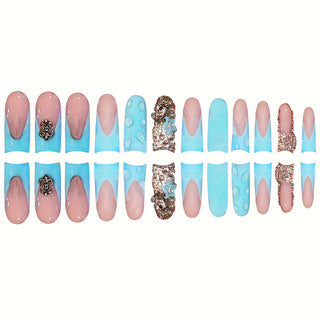 Decorative Press-On Nail Art Set Bowlift