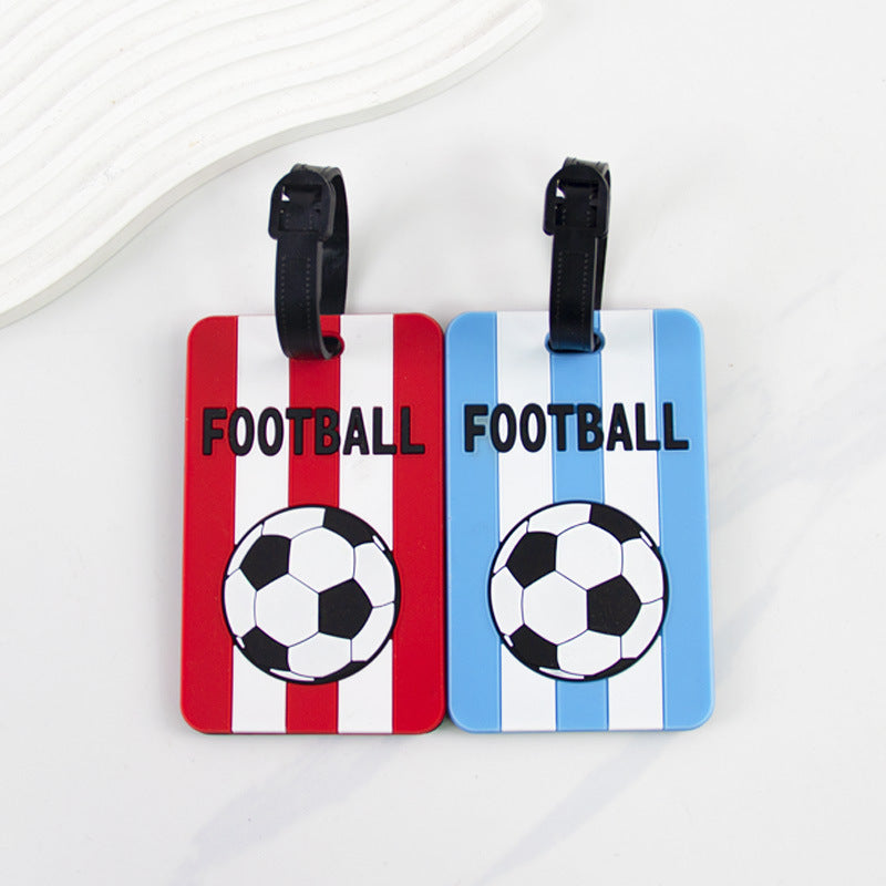 Football-Themed Luggage Tag Bowlift