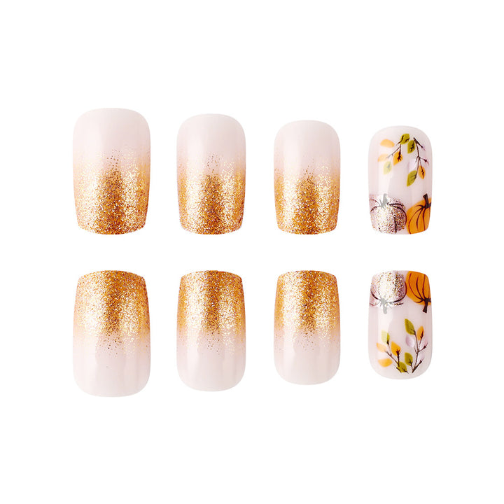 Autumn-Themed Decorative Nail Art Bowlift