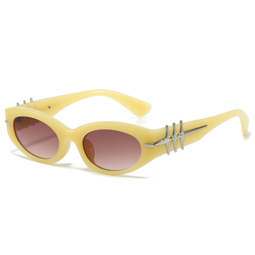 Stylish Elegant Oval Frame Sunglasses Bowlift