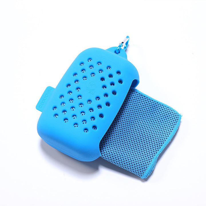 Women Portable Silicone Case with Integrated Cleaning Cloth Bowlift