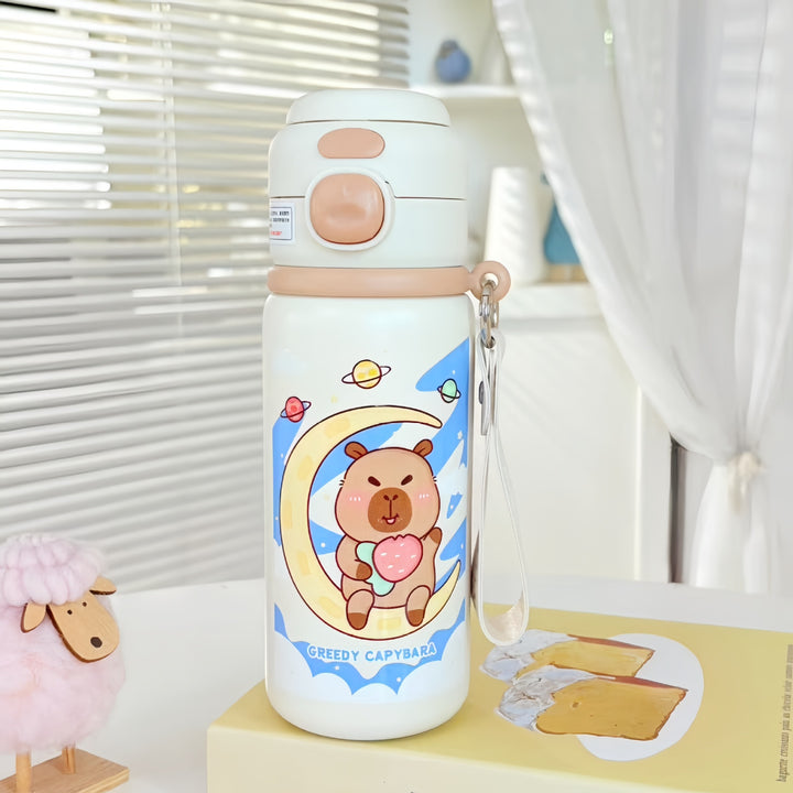 Ladies Insulated Water Bottle with Cute Animal Design Bowlift