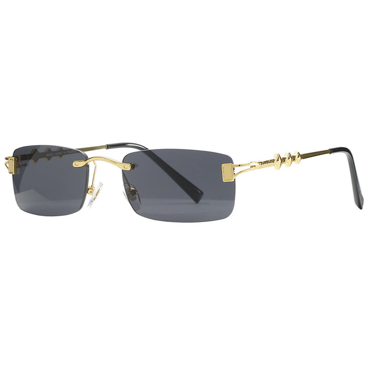 Women’s stylish retro sunglasses with luxurious metal frame and polarized lenses Bowlift