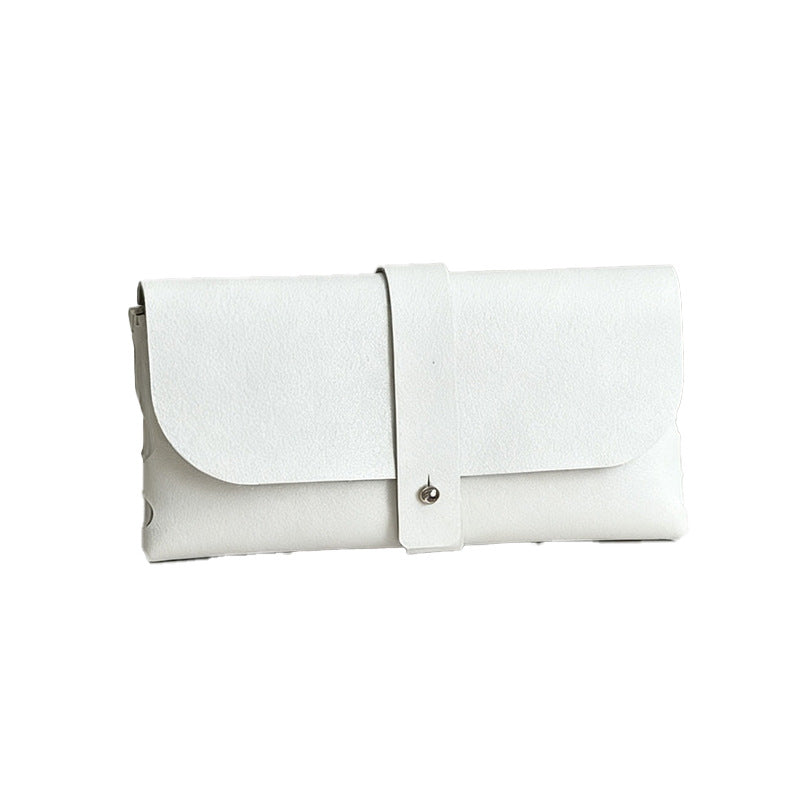 Elegant Faux Leather Clutch Bag Bowlift