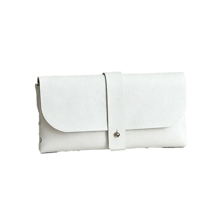 Elegant Faux Leather Clutch Bag Bowlift