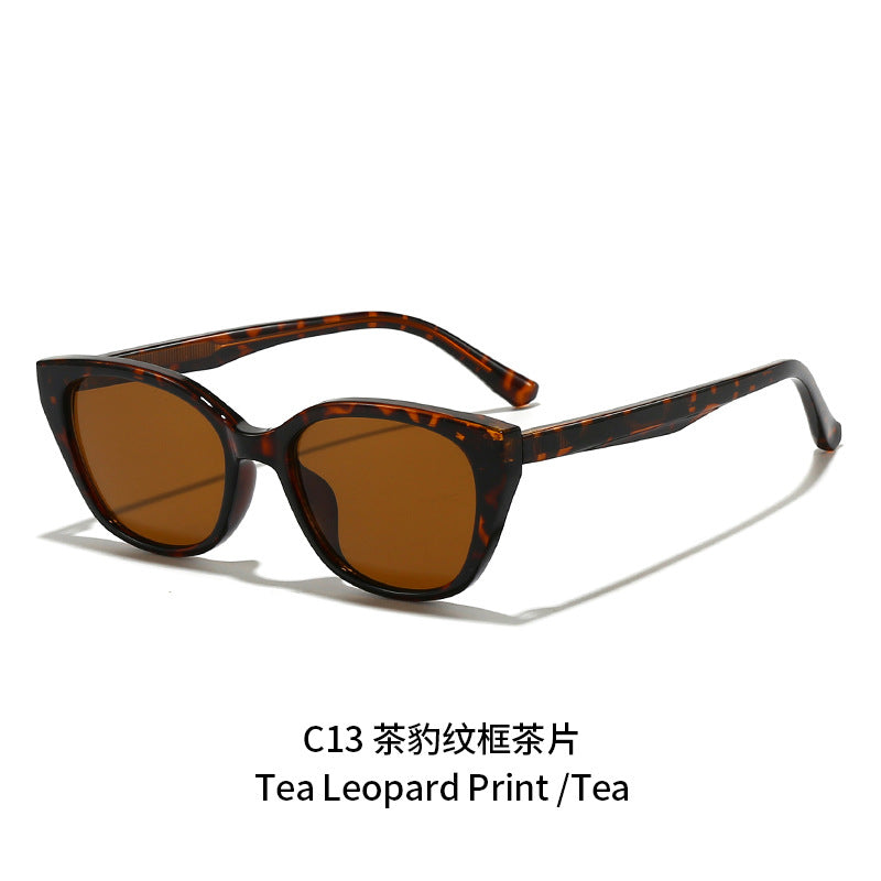 Women's Cat-Eye Sunglasses with UV Protection and Fashionable Frame Bowlift