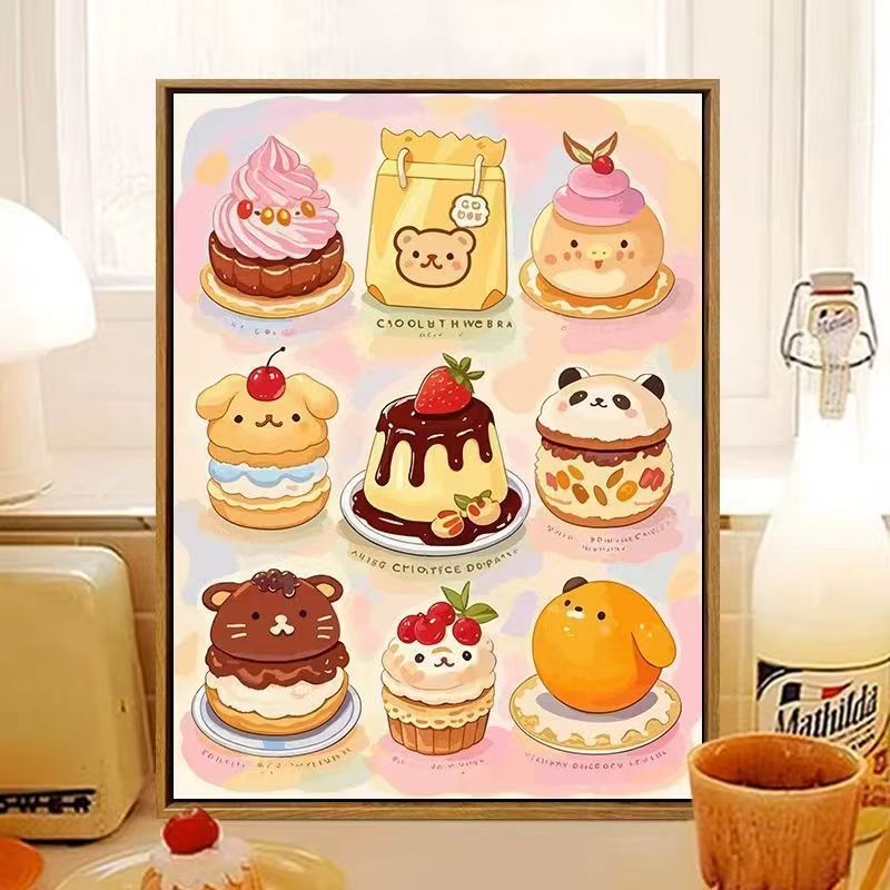 Cute Dessert-Themed Wall Art Bowlift