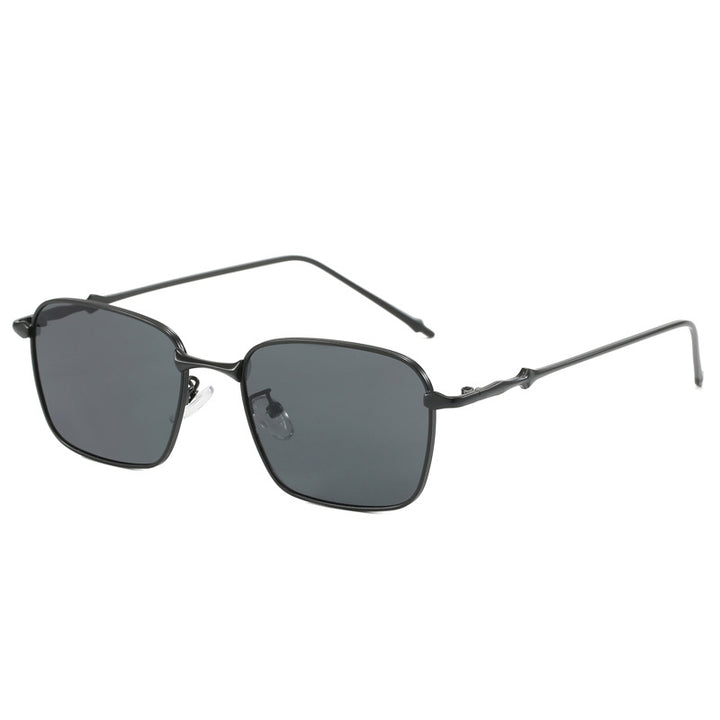 Women elegant square sunglasses with high-quality metal frame Bowlift