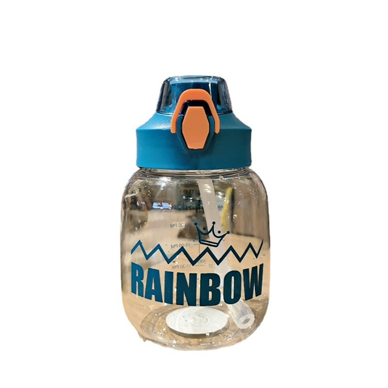 Women’s water bottle with integrated straw Bowlift
