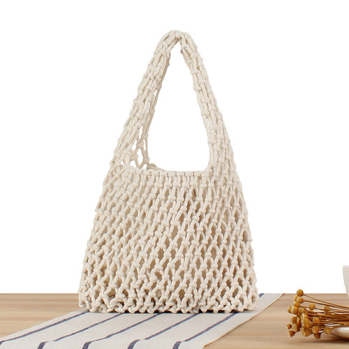 Hand-knotted jute bag Bowlift
