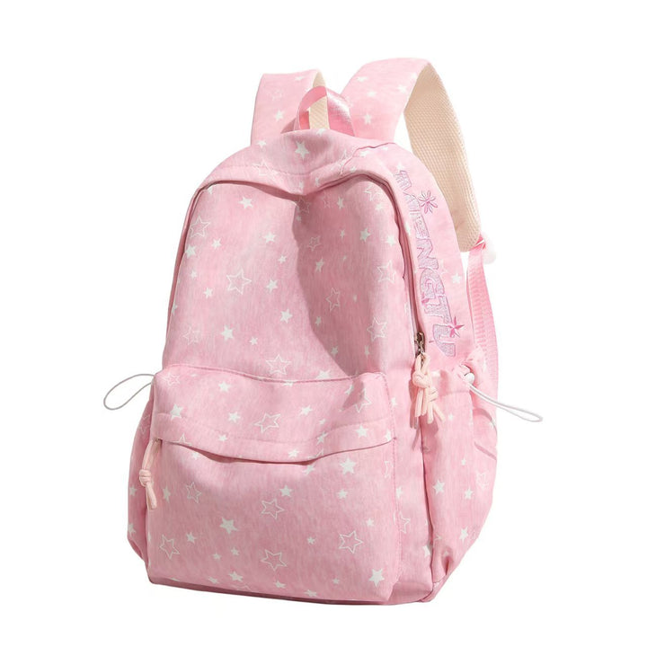 Lightweight Star-Embellished Everyday Backpack Bowlift