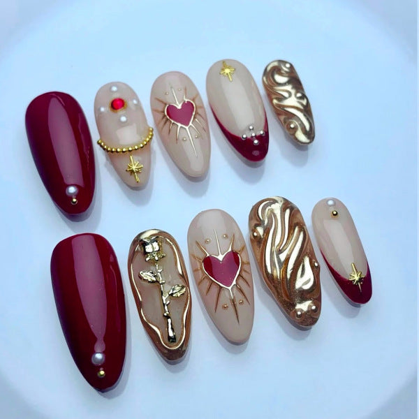 Thematic Artisan Press-On Nail Set Bowlift
