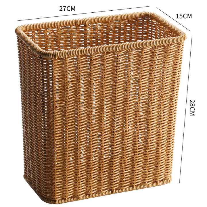 Unisex storage basket made of woven material Bowlift