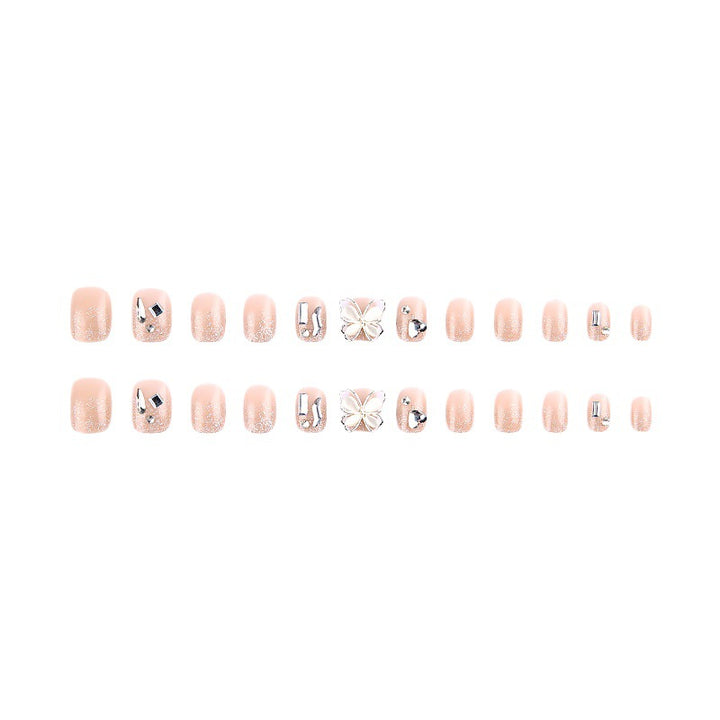 Nail art set with sparkling rhinestones and glitter elements Bowlift