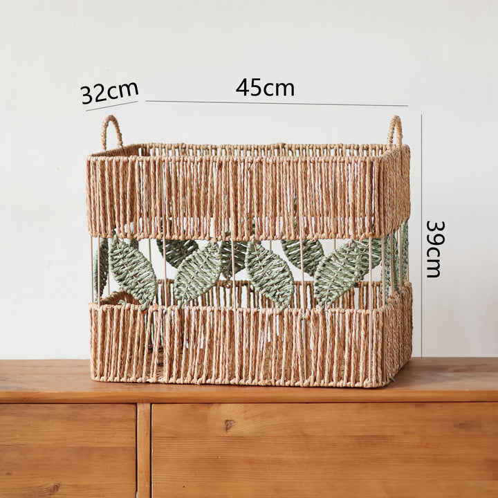 Decorative basket with plant motif Bowlift
