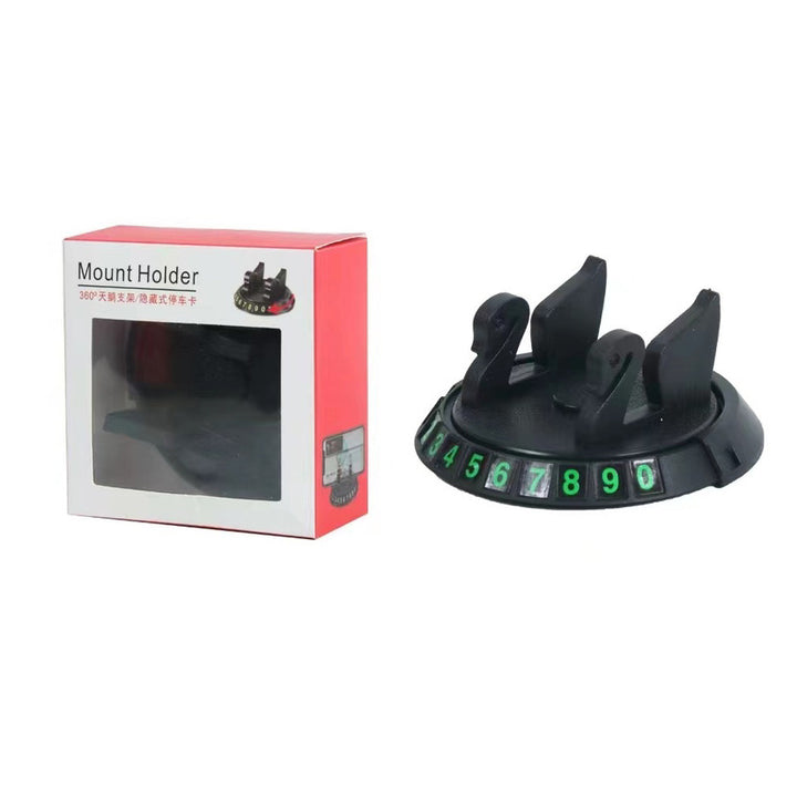 Unisex Multifunctional Holder for Parking Numbers Bowlift