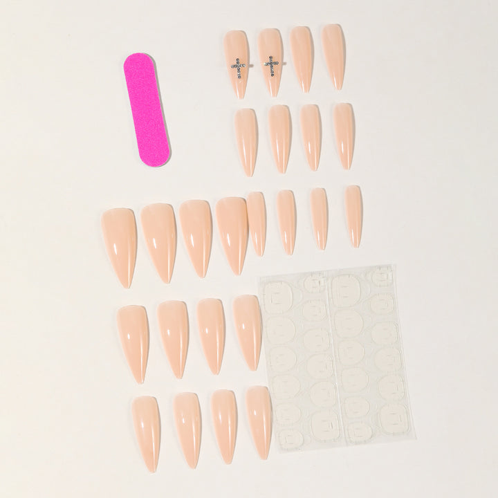 Elegant Stiletto Nail Art Extensions Bowlift