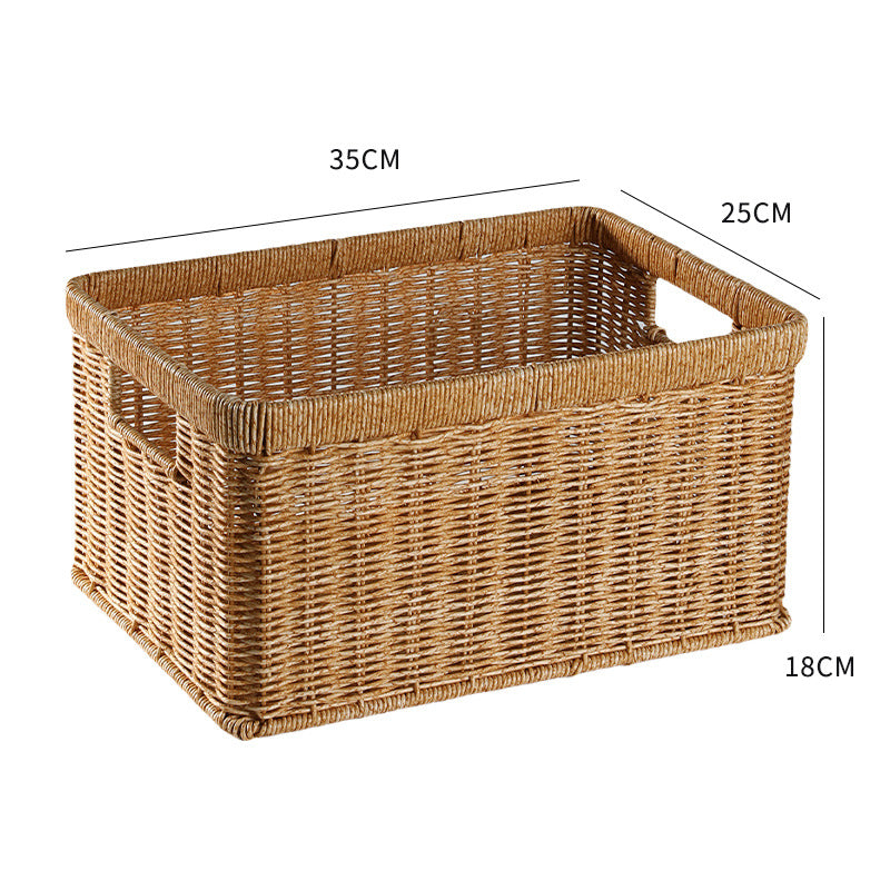 Unisex Practical Storage Basket with Open Handles Bowlift