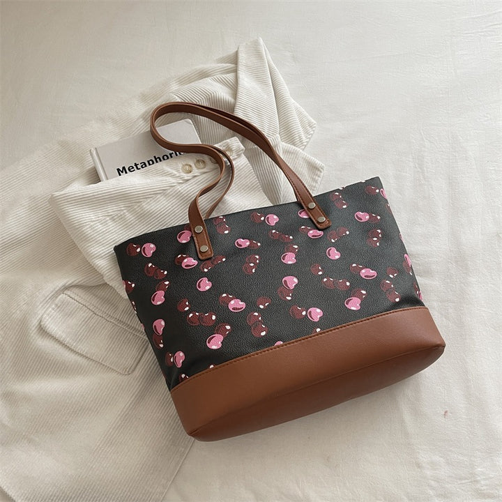 Playful Printed Canvas Tote Bag Bowlift