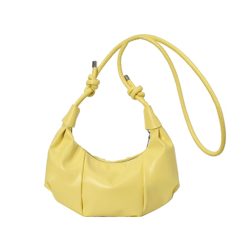 Stylish Pleated Shoulder Bag Bowlift