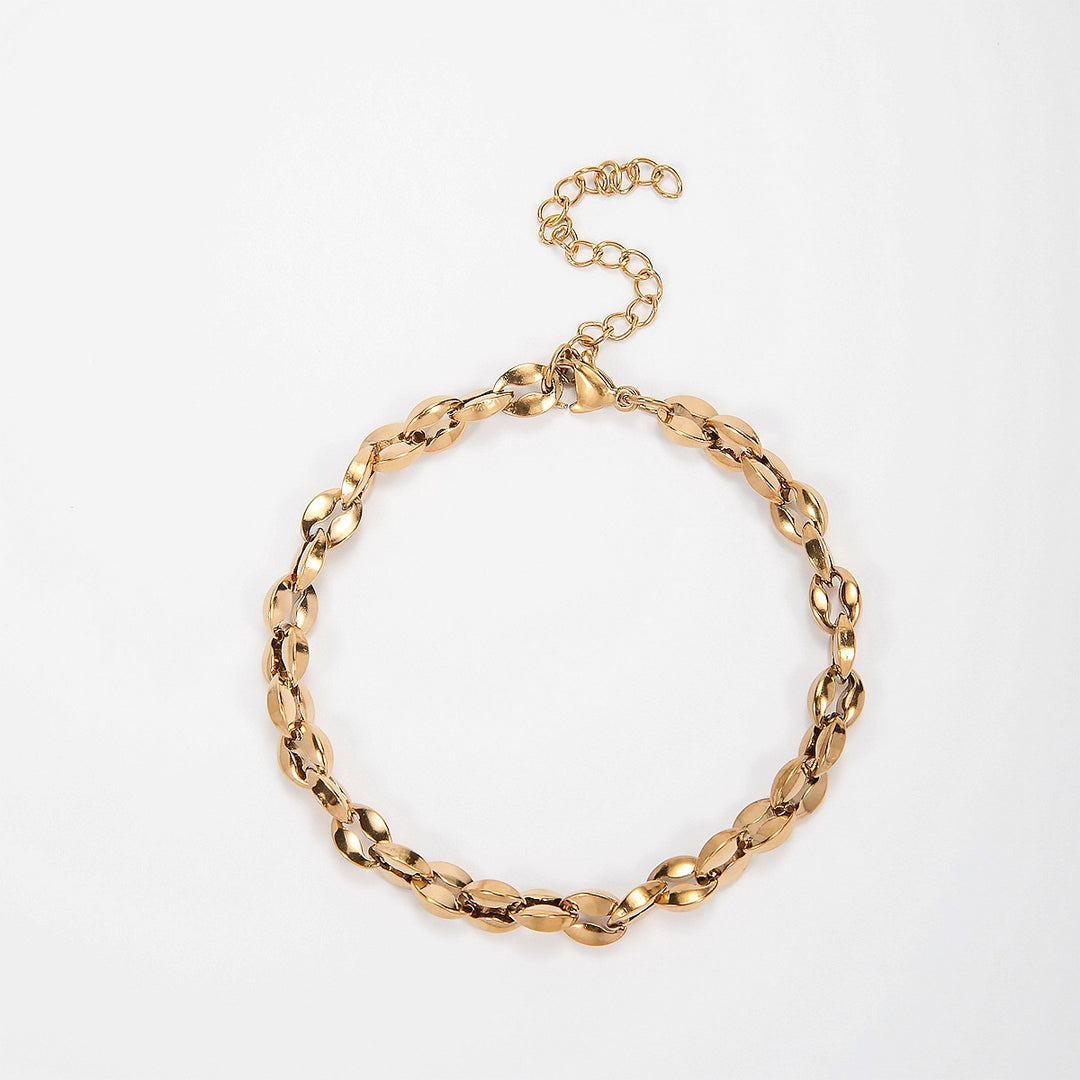 Contemporary Oval Link Chain Necklace Bowlift