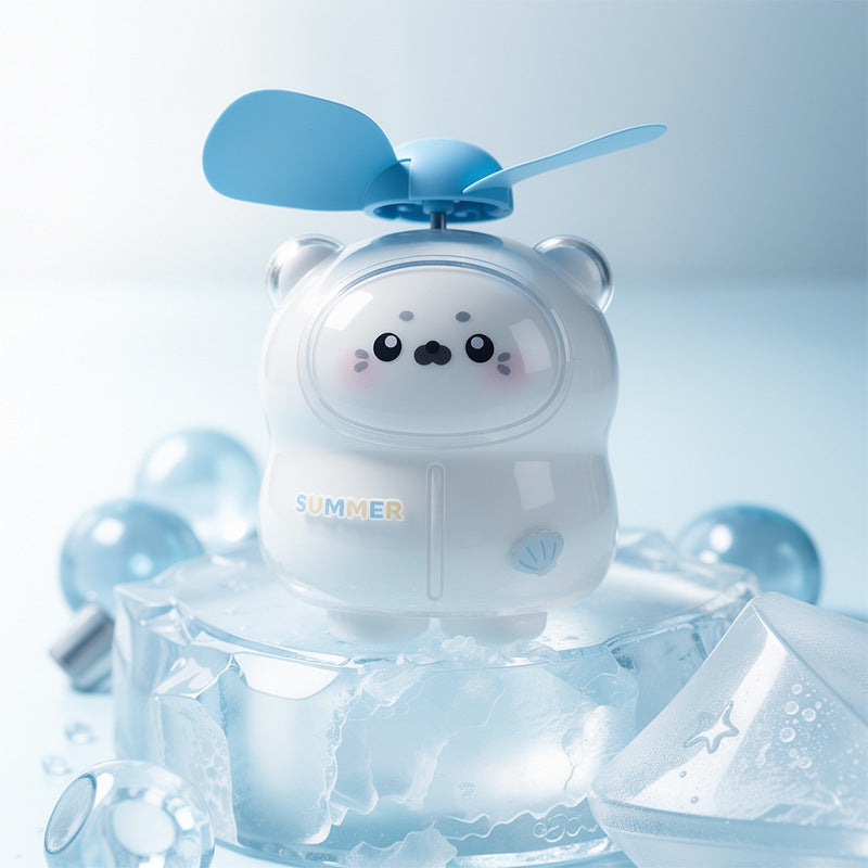 Ladies handy mini fan with animal design Bowlift