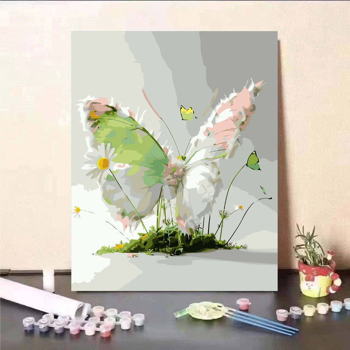 Floral Fantasy Paint by Numbers Wall Art Bowlift