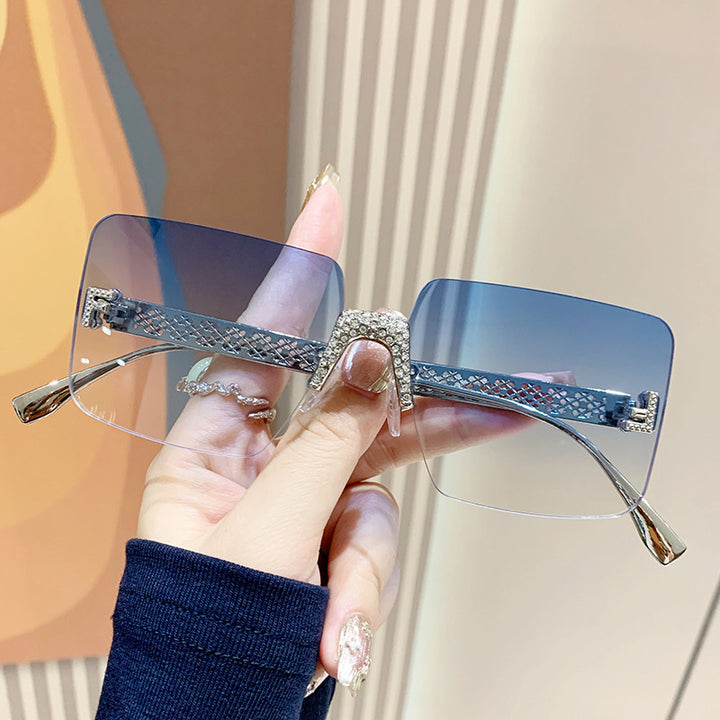 Women extravagant hexagonal sunglasses Bowlift