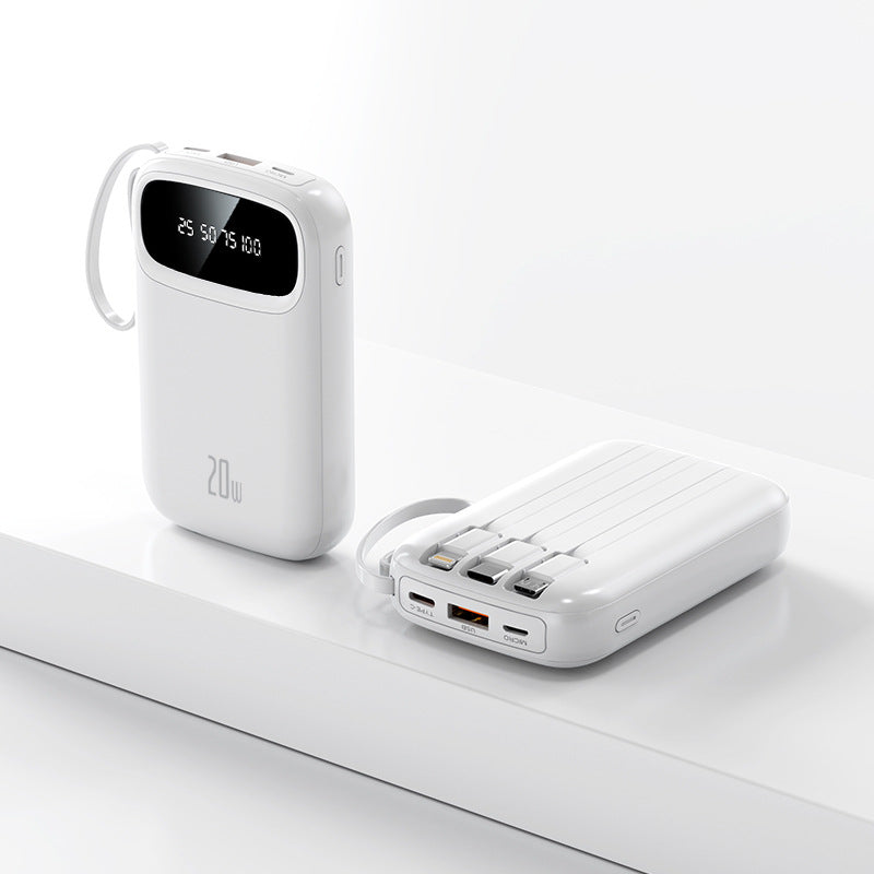 High-performance power bank with integrated charging adapter Bowlift