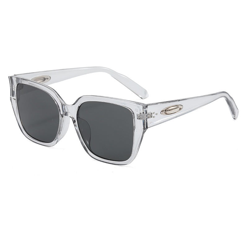 Women's sunglasses in modern square design with clear lenses Bowlift