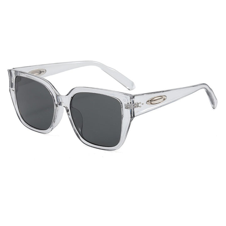 Women's sunglasses in modern square design with clear lenses Bowlift