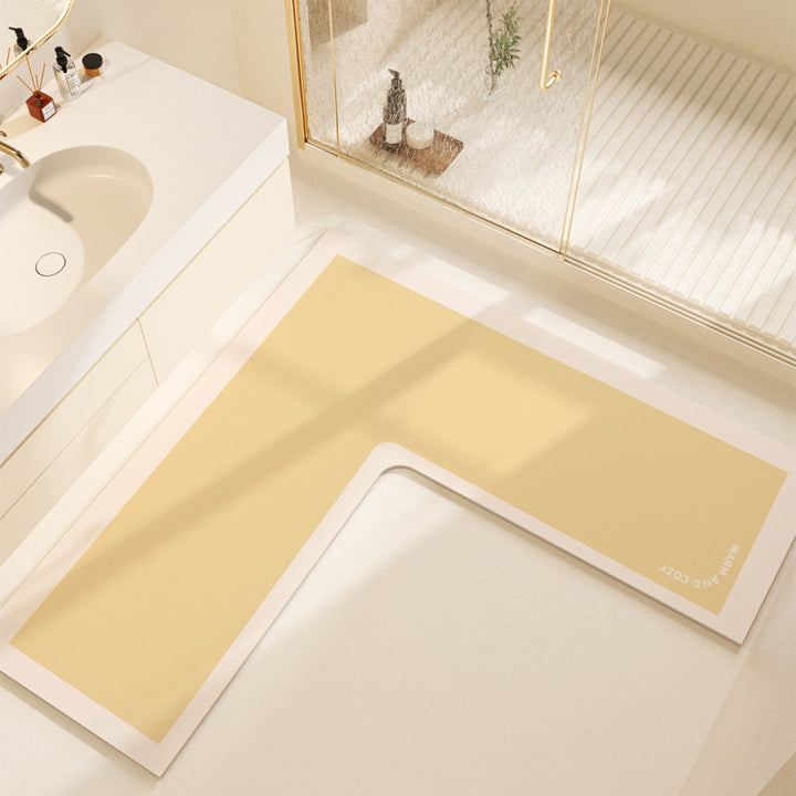 Non-Slip Colorful Bathroom Mat Bowlift