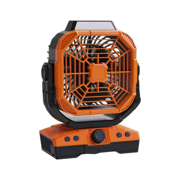 Men's Multifunctional Rechargeable Camping Light and Cooling Fan Bowlift